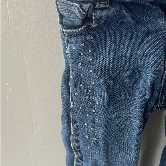 Mayoral Blue Jeans with Gold Heart Details Size 12 Months - Picture 4 of 7